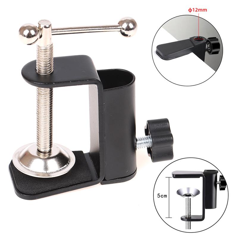Cantilever Bracket Clamp Holder Desk Lamp Clip Fittings Base Hose for Mic Stand