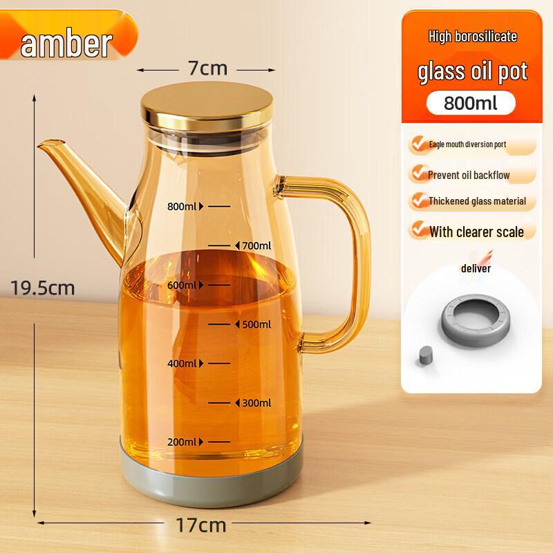 Qiwei Glass Oil Dispenser Bottle