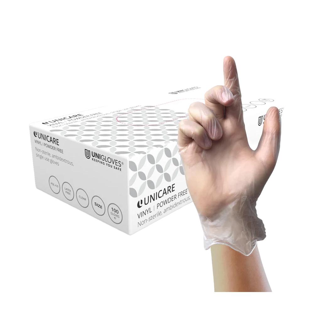Disposable Vinyl Glove Powder Free Clear Extra Large 100pk