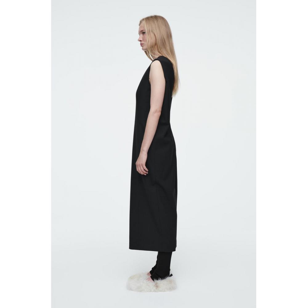 Cos Japan Sleeveless Tailored Wool Dress