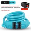 Heavy-Duty Security Anti-Theft Bicycle Lock Lightweight Waterproof Rust-Resistant Steel Cable Lock For Bikes Steel Cable Lock