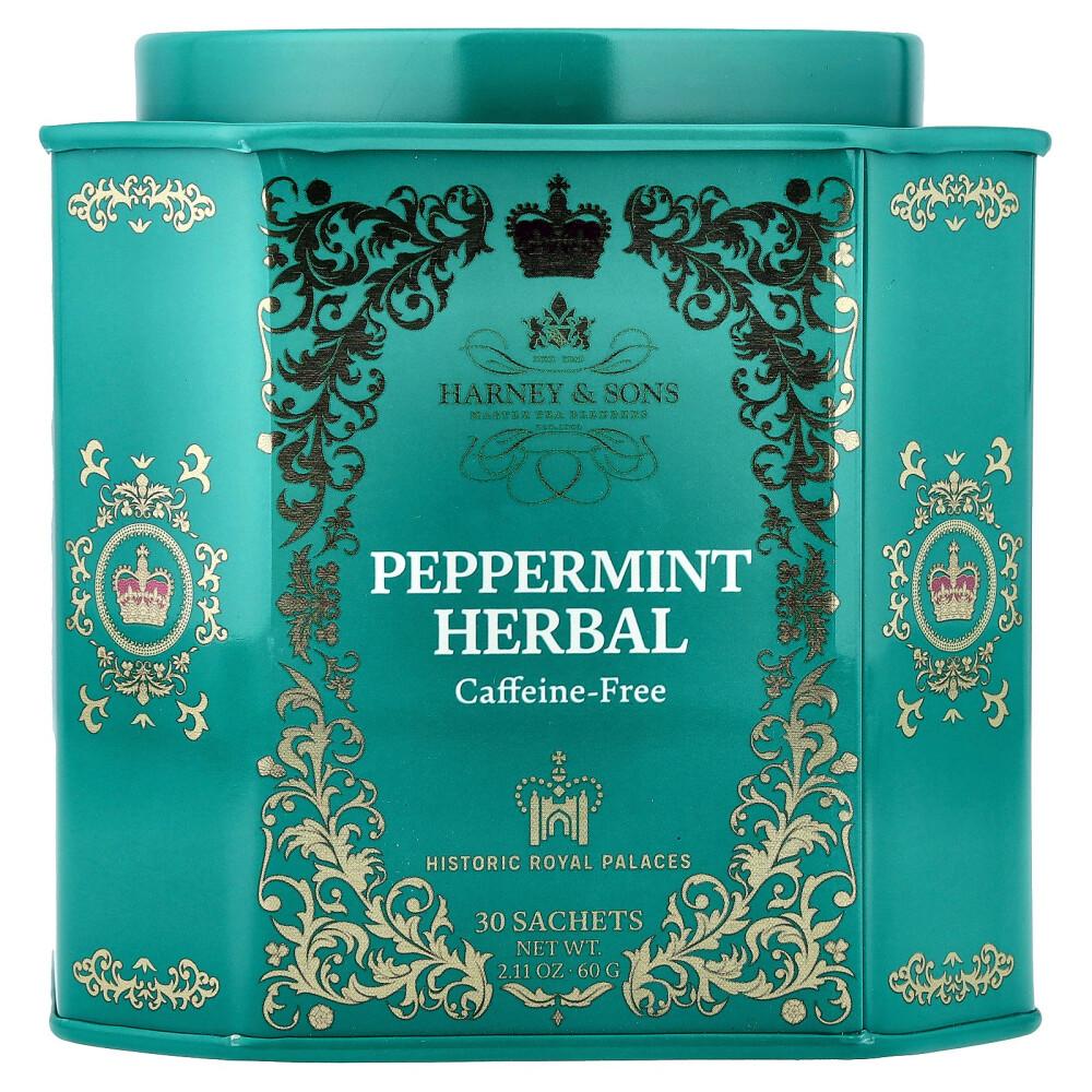 Harney & Sons Peppermint Herbal Caffeine-Free Tea, 30 Tea Bags, 54g (1.9 oz) 1 ea - 30 ea
