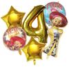 6pcs Toy Story Foil Balloons Buzz Lightyear Woody Birthday Party Decorations Kids Ballon Baby Shower Aluminum Film Balloon Round Sensory Compression
