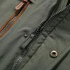 Cotton-padded Men's Long Winter Coat with Wool Thickened Middle-aged Cotton-padded Jacket Dad