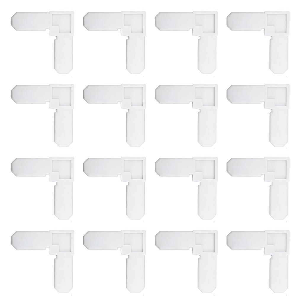 16PCS Screen Frame Corner ABS Plastic 5 16x3 4 Inch Window Screen Frame Corners Replacement for Mobile Home Windows