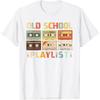 Cassette Tape Music 80s Retro Old School Playlist T-shirt Summer Casual Tshirt Fashion Fitness Tops Tshirt Hip Hop Streetwear