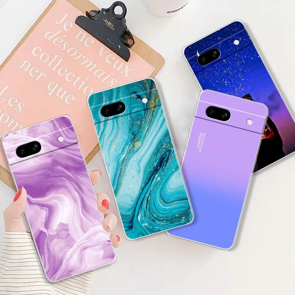 For Google Pixel 7A 6A Case For Google Pixel 8 Pro Clear Soft Silicone TPU Phone Case For Google Pixel 7 Pro /Pixel 6 Pro Coque