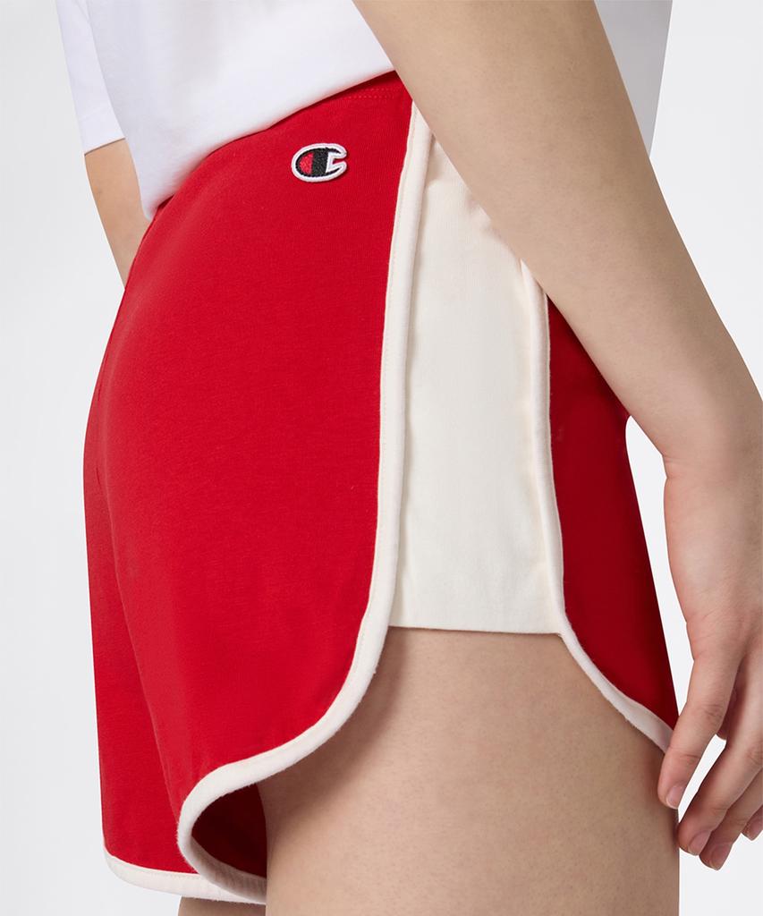 CHAMPION Women'S Color Block Dolphin Shorts Red