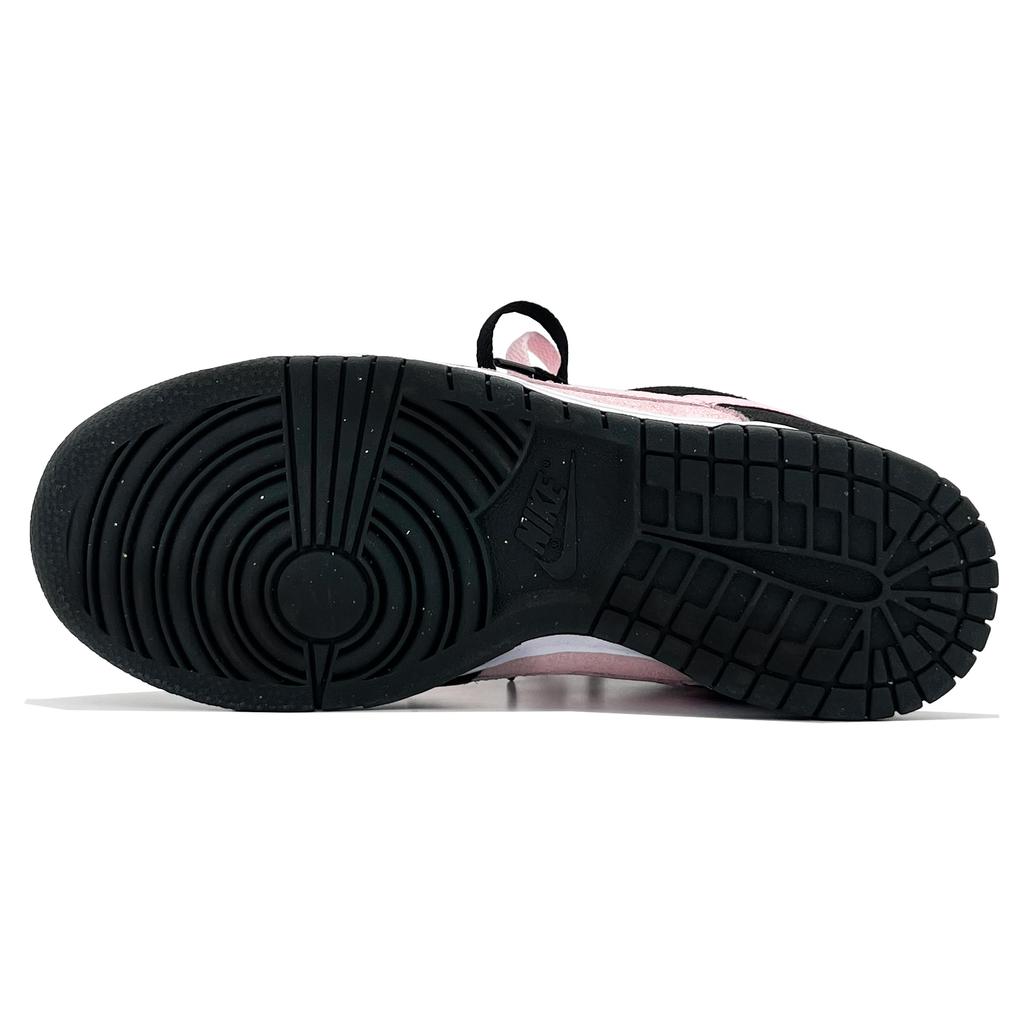 Nike Dunk Slip Resistant Abrasion Resistant Low top Skateboard Shoes Unisex Black Pink HV1800-101(Team414-)