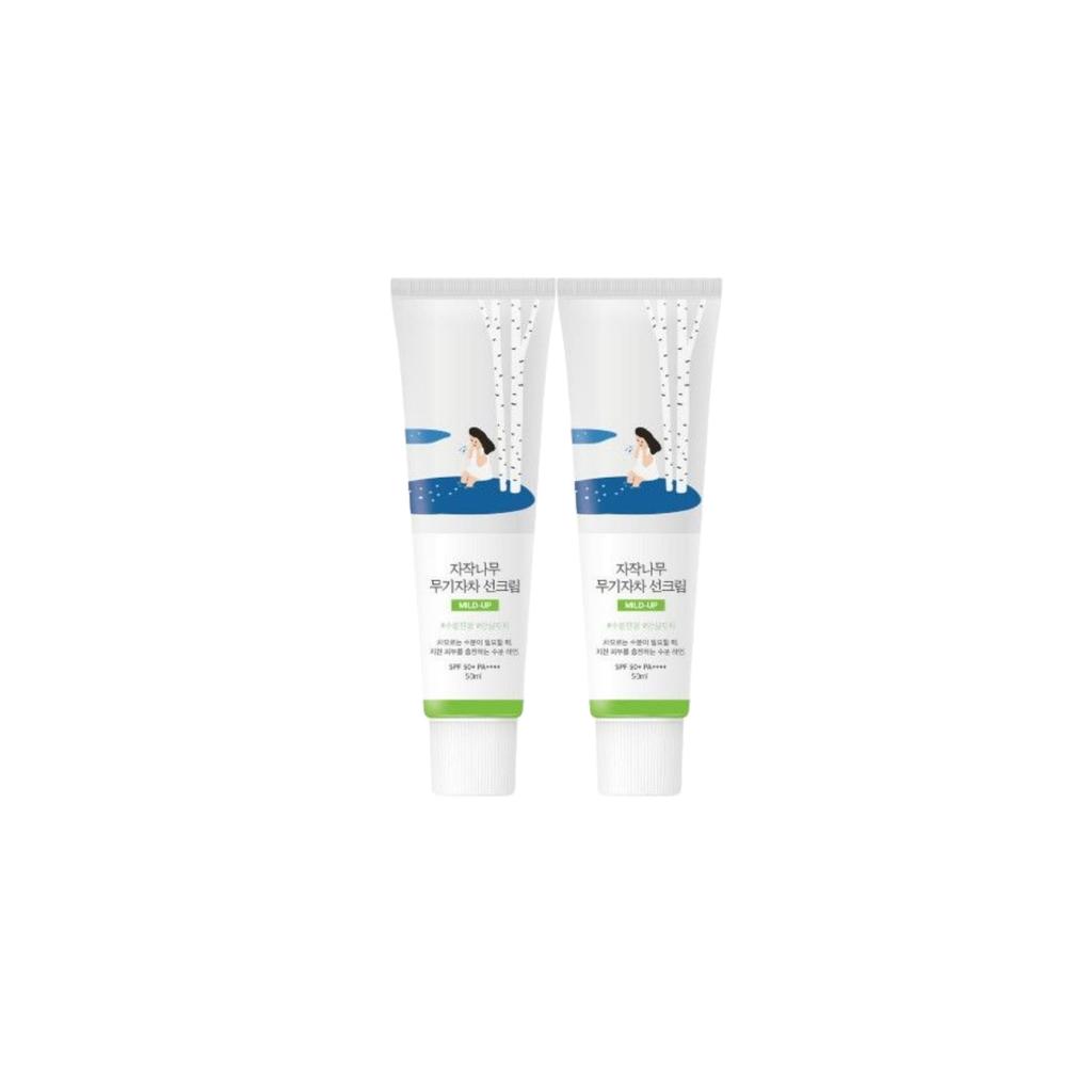 ROUND LAB Birch Juice Moisturizing Sunscreen Set (Moisturizing Sunscreen + Tone-Up Sunscreen + Mild Mineral Sunscreen)