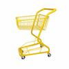 TwoTier Shopping Cart PU Wheels Metal Trolley Heavy Duty Convenience Store for
