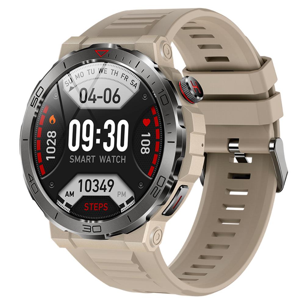 

MK68 1,43-дюймовый AMOLED-экран, умные часы с поддержкой звонков по Bluetooth, мониторинг здоровья, часы для занятий спортом на открытом воздухе Khaki
