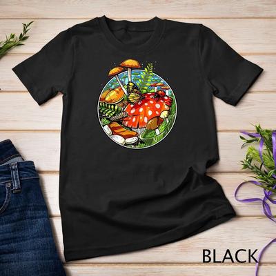 Forest Mushrooms Nature Fungi Foraging Fungus Mycology T Shirt
