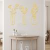 1 Set Beautiful Wall Decal Sticker Skeleton Anti-fall Bedroom Poster
