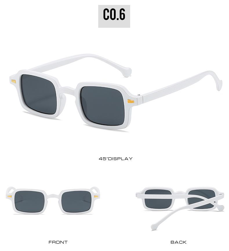 2022 Retro European & American Square Rivet Sunglasses for Women