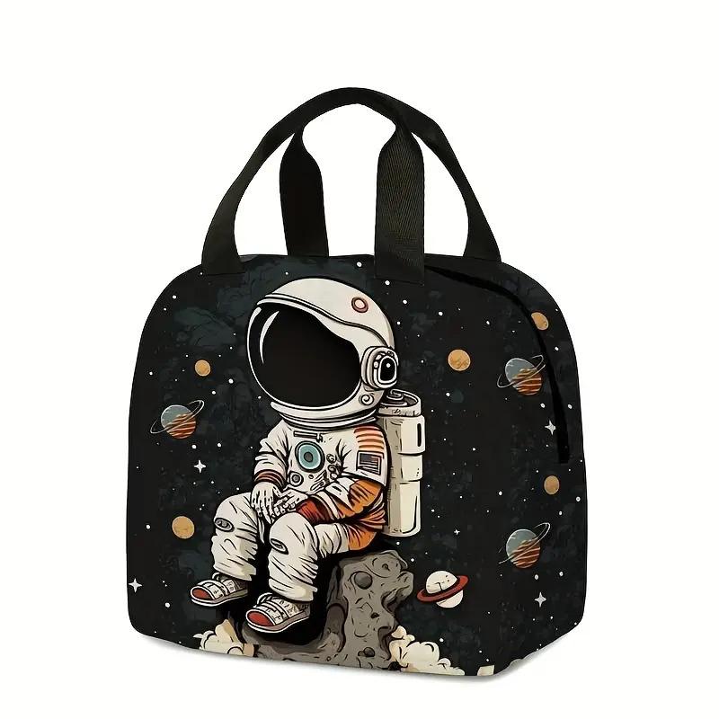 Portable Bento Bag Cartoon Thermal Insulation Bag Aluminum Foil Lunch Bag Student Bento Bag Thickened Thermal Insulation Lunch Box Bag