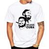 2020 Men New Fashion Che Guevara and Fidel Castro Printed Tshirt Short Sleeve Casual Tee Shirts Cool Design Tops