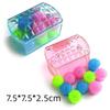 12pcs/set Double-Colors Traditional Play Game 6 Sided Playing Stones Toy  Play Home