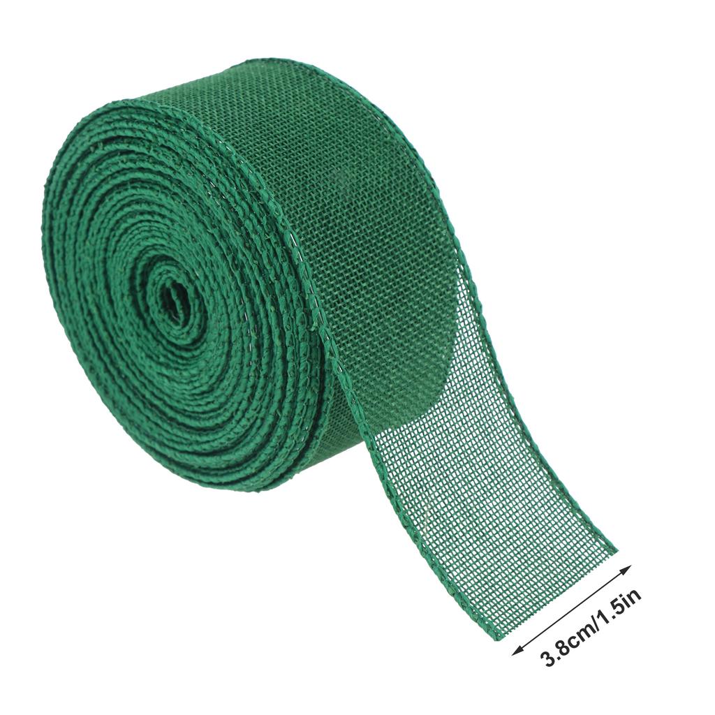 Burlap Wired Ribbon Perfect For Wedding Home Decoration Gift