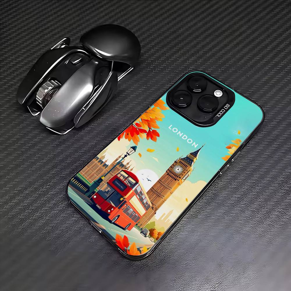 

Чехол для телефона Лондонский автобус Англия Биг-Бен для Samsung Galaxy S26 S25 S24 S23 S22 S21 S20 Note20Ultra Edge Plus Противоударный Матовый Чехол Samsung S20