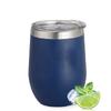 12oz Wine Tumbler with Lid, Stainless Steel Travel Mugs Stemless Double Wall Insulated Coffee Cup, Insulated Wine Glasses Travel