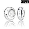 Pendant Charm Bead 925 Silver High-Grade Round Beads Fit Bracelet for Jewelry Making Valentine's Day Gift