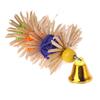 Parrot Chew Toy Rattan Balls with Bright Color Entertainment for Small Birds Cockatiel Finch