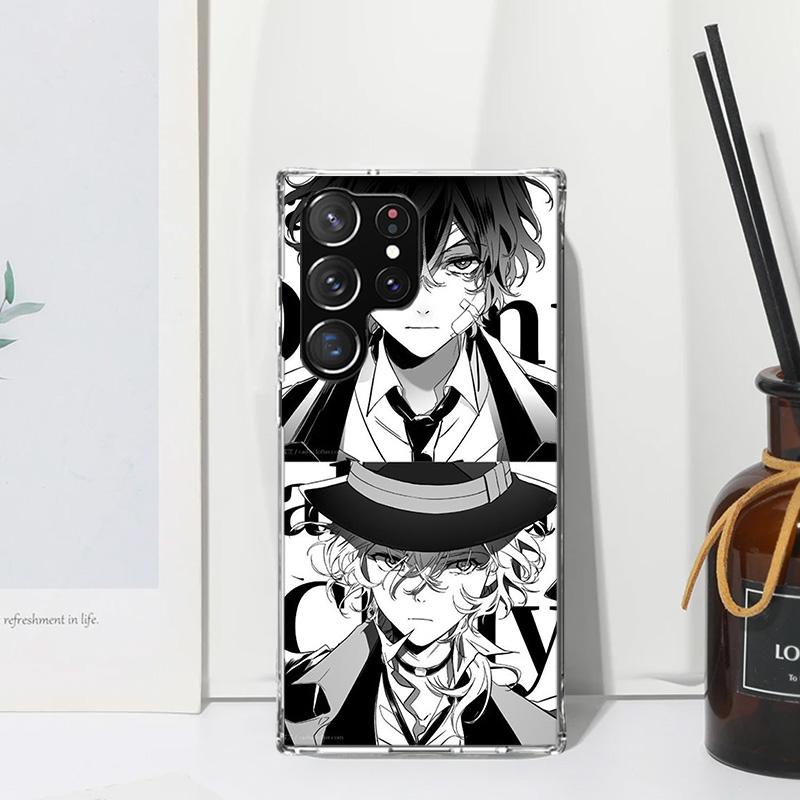 Bungo Stray Dogs Double Black Phone Case For Samsung Galaxy S26 S25 Edge S24 FE S23 S22 Ultra S21 Plus S20 + Art Fundas Back Cov