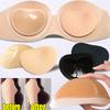 1-2 Paar Silikon-BH-Einlagen Brustpolster Klebende Push-up-Einlagen für Damen-BH-Schalen Dickere Nippelabdeckungen Pflaster Bikini-Einlagen für Badeanzug