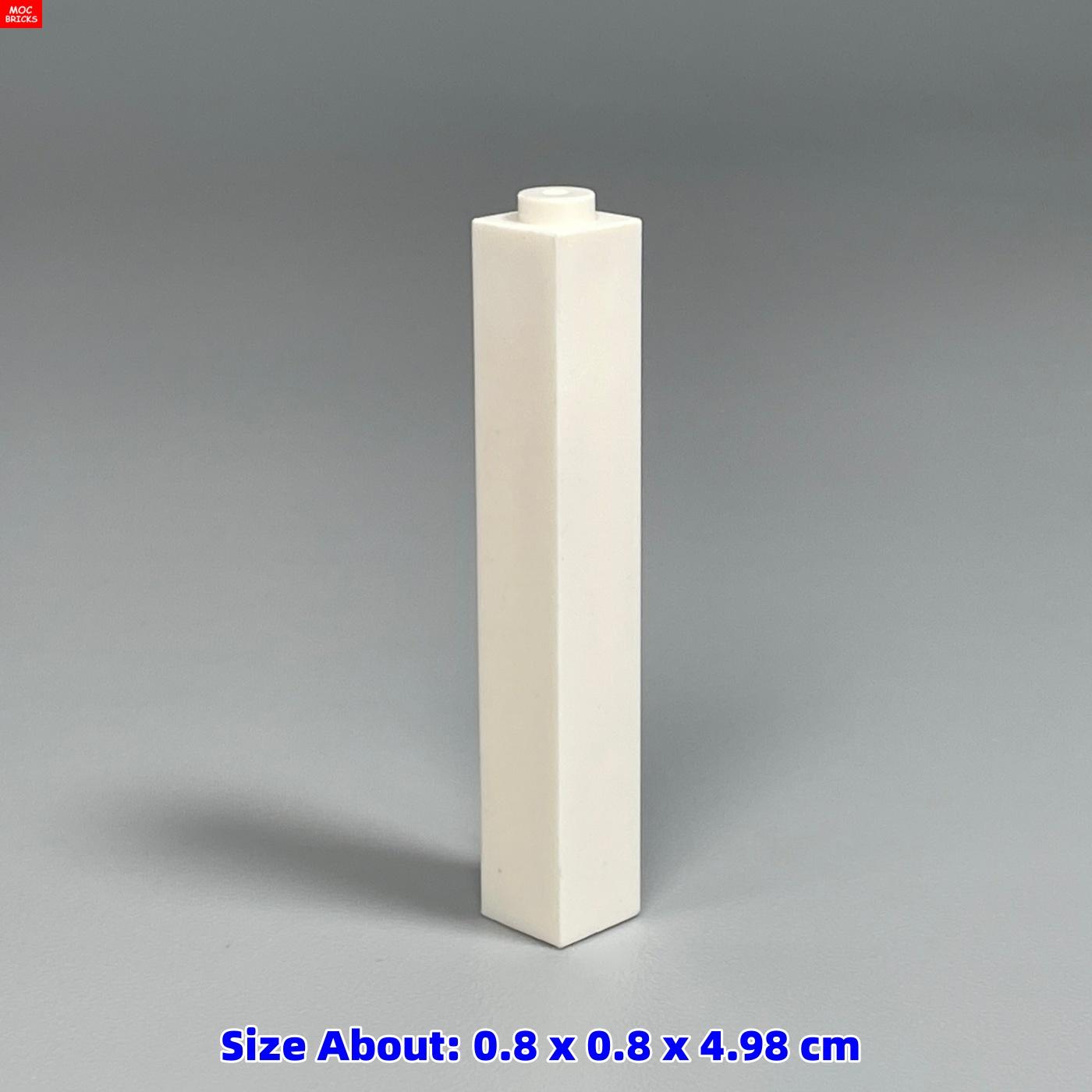

10pcs/lot MOC Bricks Transparent Tall 1x2x5 1x1x5 2453 2454 DO-IT-YOURSELF Learning-Focused Building Blocks Playthings Children Christmas Presents