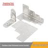 Thickened Stainless Steel I-Shaped Corner Bracket for Furniture Fixing