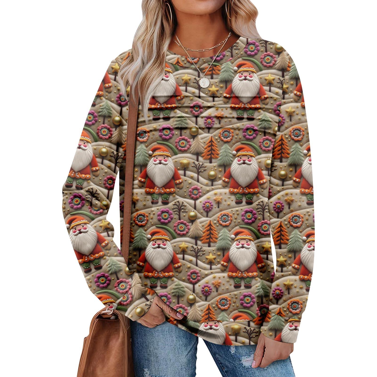 

Женский повседневный свитшот с длинным рукавом и круглым вырезом, приталенный плиссированный топ M киноварь