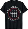 NEW LIMITED Endangered Species Manual Gearbox Stick Shift 6 Speed T-Shirt