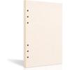 A5 Dot Grid Paper, 6 Hole Punched,A5 Dotted Refill Paper for Planner/Binders/Organizer, 8.3x5.6 Inch,80 Sheets,Beige,100GSM (1)