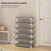 10 Layers Shoe Cabinet with Cover Dustproof Shoes Storage Rack Space Saving Storage Organizer Holder Home Furniture Shoe Rack