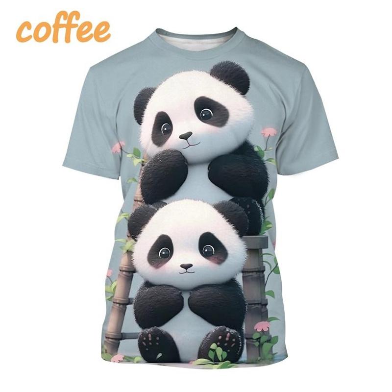 Suvine uus naiste 3D-prindiga T-särk Cartoon Animal Muster T-särk Moodne O-kaelusega lühikeste varrukatega top