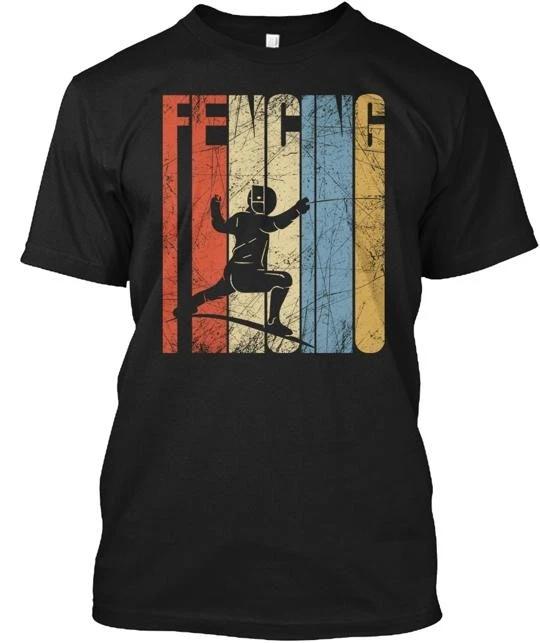 Vintage Fencing TTshirt Made in the USA Size S to 5XL 4XL