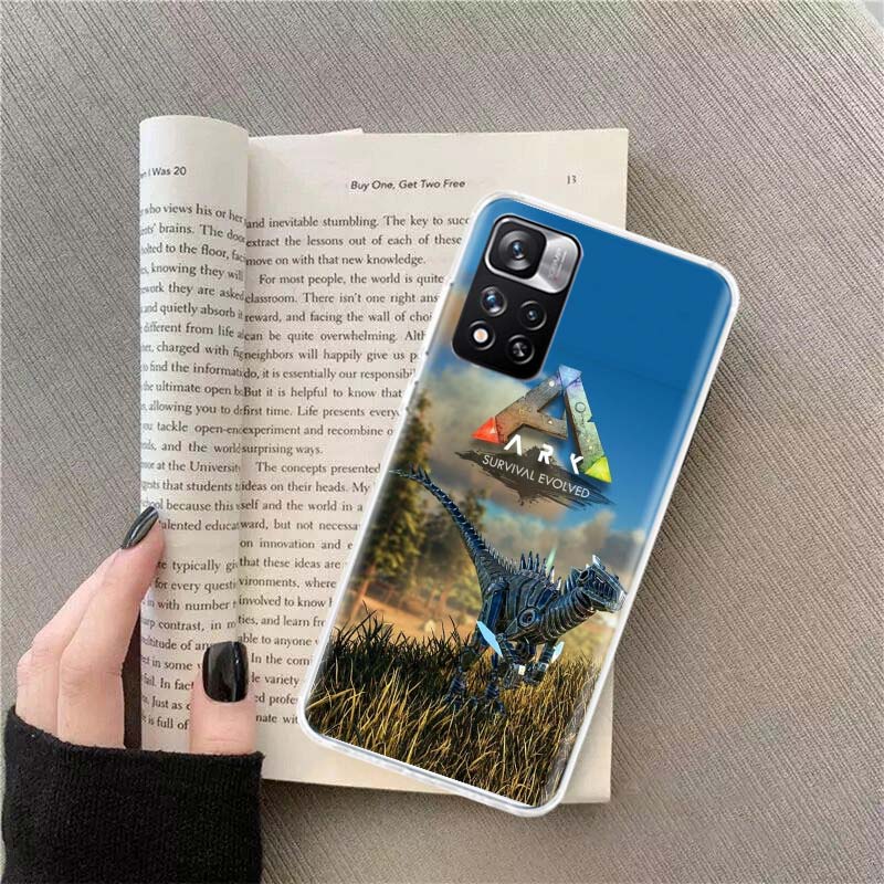 Game ARK Survival Evolved Phone Case For Redmi Note 13 12 Pro Plus 14 15 Pro 5G 11 11T 11E 11S 10 Pro 10S 9 9S Cover Cell Clear