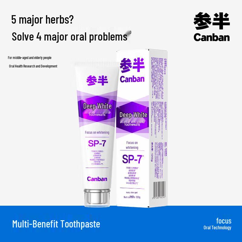 Canban Deep Whitening Toothpaste Wintergreen Mint 120g x 2