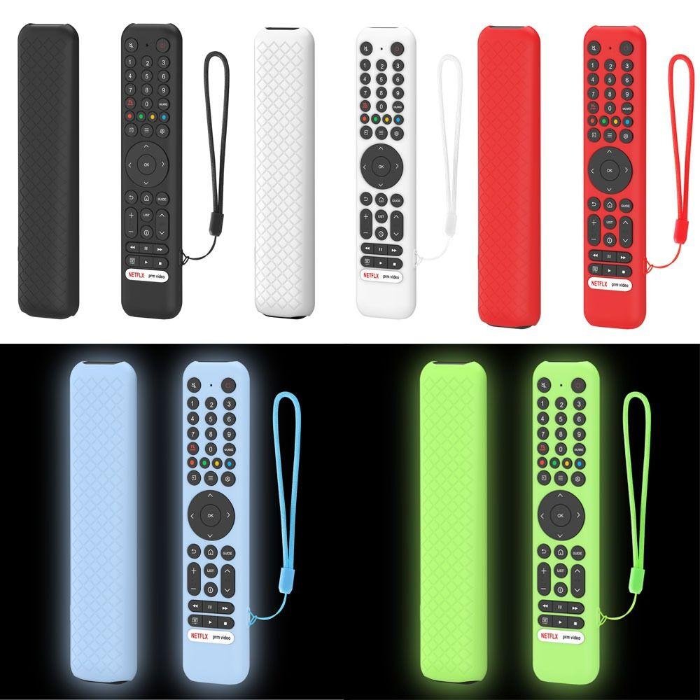 New Silicone Protective Case with Lanyard Protector Soft Shell Shockproof Remote Controller Cover for TCL RC716/RC833
