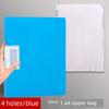 Four-Hole A4 Punch Loose-Leaf Binder 3-Hole Folder A4 Paper Clip Info Booklet Storage Paper Paper Perforated Shell