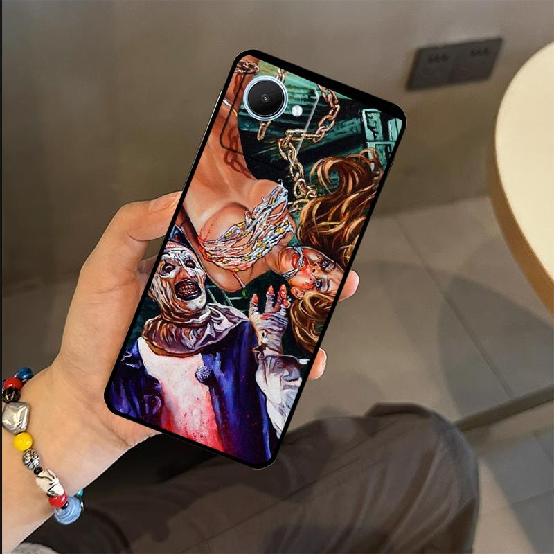 Horror Movie Terrifier Case For Realme C63 C61 C55 C51 C53 C25 C65 C67 C71 C75 GT6 GT7 Pro 11 12 13 14 15 Pro Plus