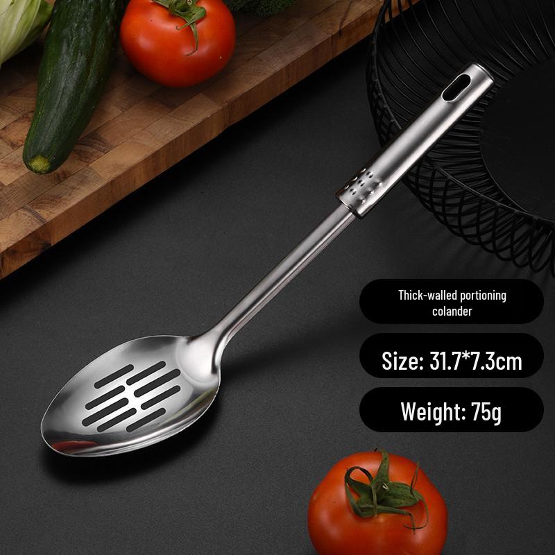 Stainless Steel Cookware Set: 1mm Thick, Includes Spatula, Frying Pan, Ladle, Nine Beads Design, Custom Logo Optional