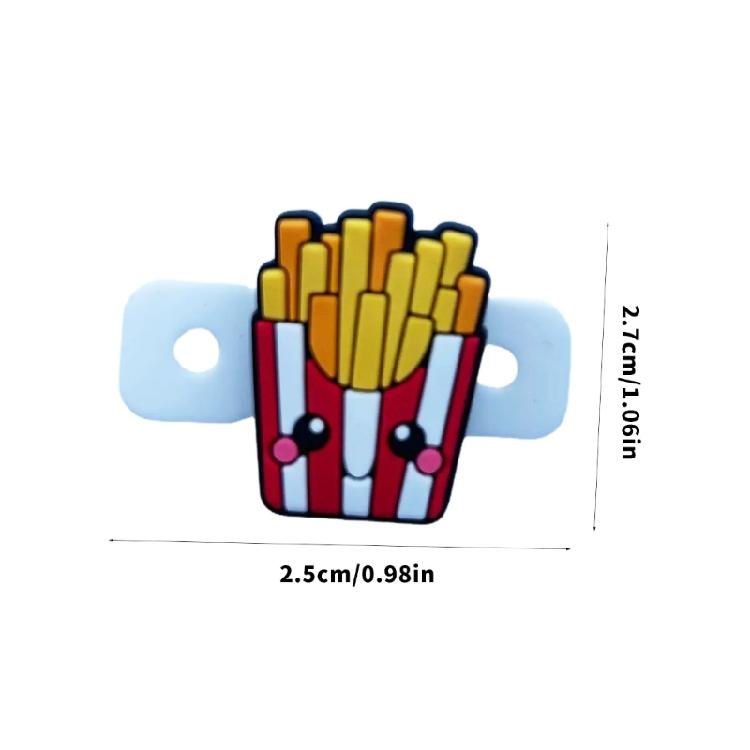 Multiple Styles Cartoon Food Rackets Dampeners for Minimizing Impacts Shocked and Enhancing Sport Aesthetic