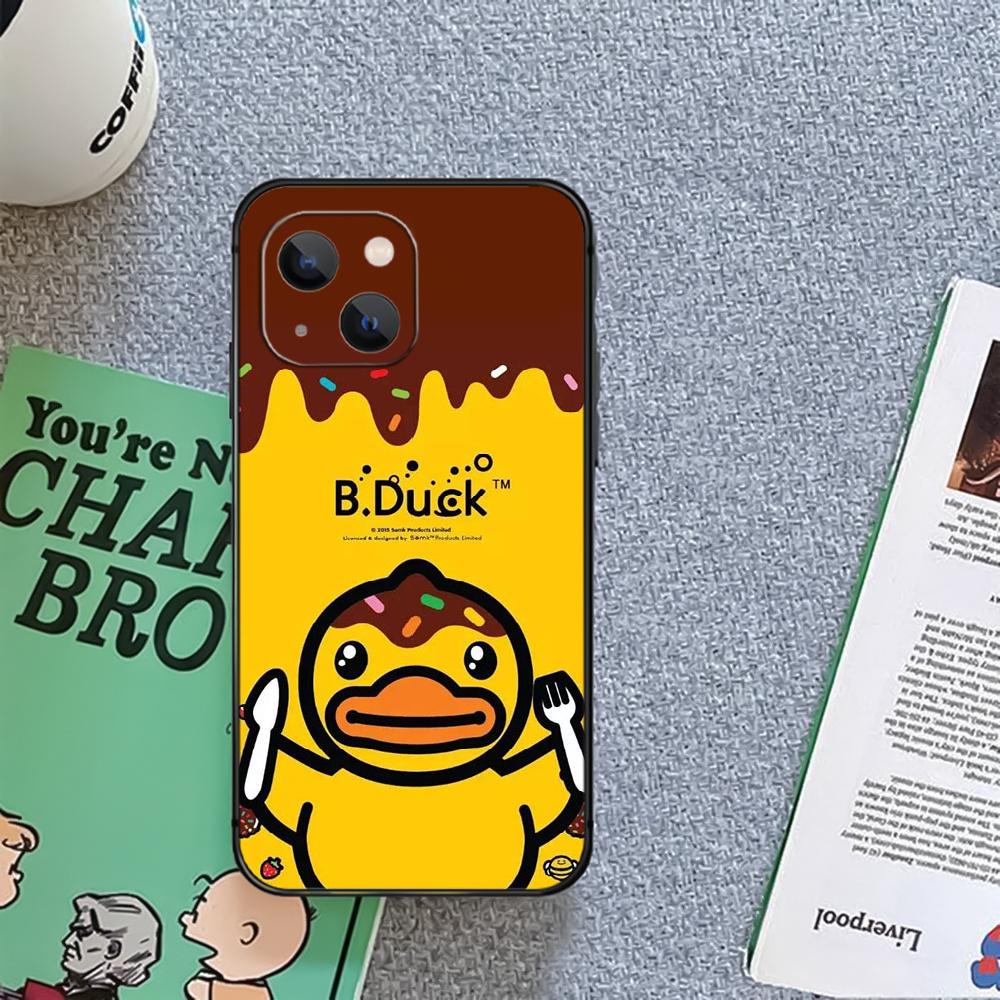 B Duck drăguț galben de modă husă pentru telefon Coque pentru Iphone Xiaomi Mi Samsung Galaxy Redmi Note AS 11 12 13 14 15 22 23 24 5G Pro Plus Max Fe Ultra