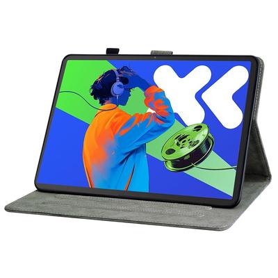 Für Lenovo Tab P12 Pro 12.7 2025/Xiaoxin Pad Pro 12.7 (2025) Hüllen Tiger-Aufdruck Kratzfestes PU-Leder Tablet-Hülle