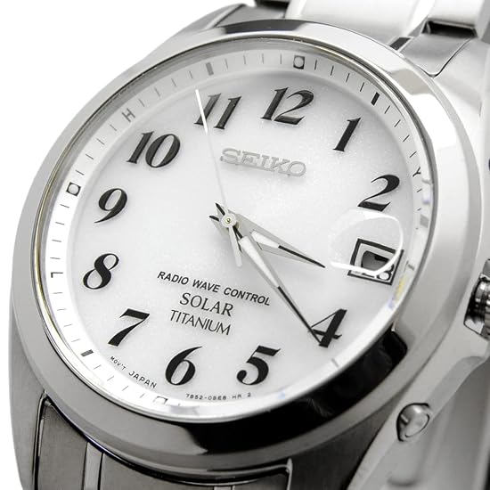 [SEIKO WATCH] SEIKO SELECTION SBTM223 Men's Watch, Solar Radio-Controlled, Date Calendar, White Dial