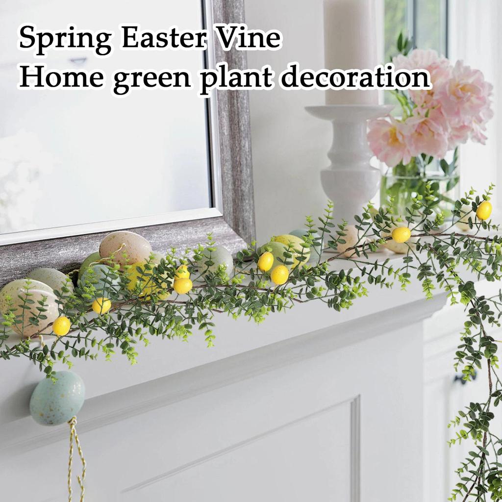 1,8 m Lente Pasen = Ei Rotan Woondecoratie Trap Muurhanger Deurhanger Decoratie Klimplanten