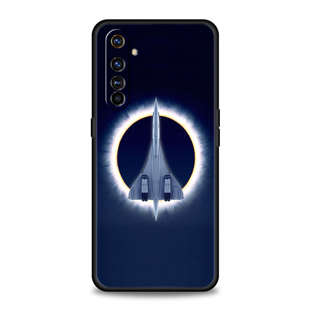 Aircraft Plane Airplane Silicone For Realme 9 Pro GT2 6 7 8 10 C11 C21Y C25 C35 GT Neo 2 3 3T Pro Plus 5G Shockproof Phone Cover