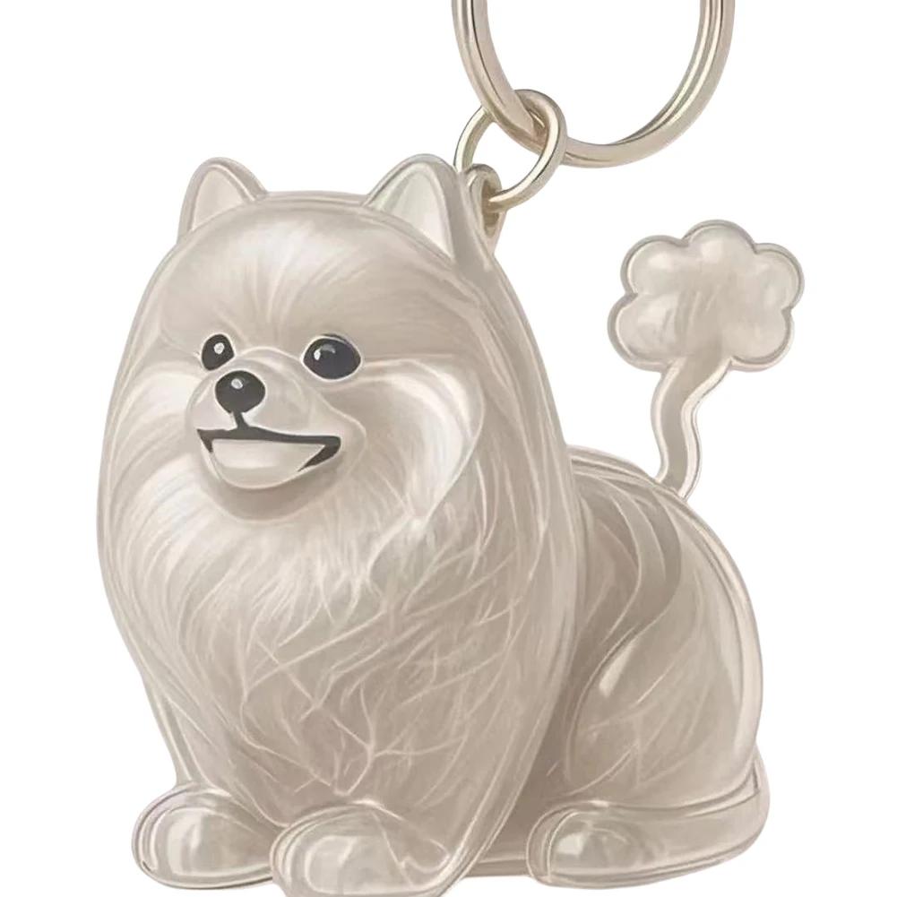 

Hanging Puppy Keychain Pendant Dog Hair Storage Keychain Box Backpack Cat Bag Pet Cat Hair Keychain Cute Key Ring Pet Souvenirs